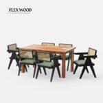 Modern Luxury Dining Set - 6 Seater - Image 4