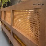 Natural Wooden Cane Day Bed Sofa with Mattress & Side Pillows - Image 6
