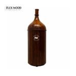 Modern Bottle-Shaped Sheesham Wood Bar Cabinet with Door - Image 3