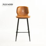 Luxury Leather Bar Chair - Image 2
