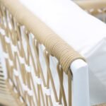Ropipe Garden iron & Rope Weave 1-Seater Swing Sofa in - Image 7
