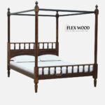 Solid Wood Poster Bed for Bedroom - Image 2