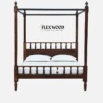Solid Wood Poster Bed for Bedroom - Image 3