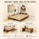 Pull-Out Sofa Bed with Sliding Coffee Table - Image 6