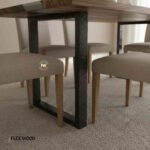 Luxora Epoxy Table with Blue 4 to 6 Seater Dining Table - Image 5