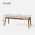 Luxury Upholstered Dining Table Set - 6 Seater - Image 6