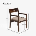 Walnut Dining Table Set - 2 Seater - Image 7