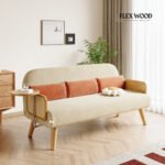 Modern Rattan Daybed Full Folding Sofa Cum Bed, 3-Seater - Image 2