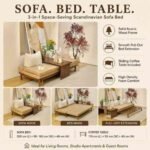 Pull-Out Sofa Bed with Sliding Coffee Table - Image 8
