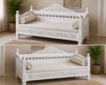 Flexwood carving design solid wood( white finish) - Image 2