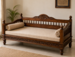 Flexwood carving design solid sheeshaam wood (dark finish)
