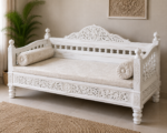 Flexwood carving design solid wood( white finish)