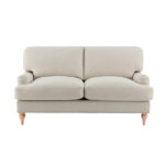 Lorens 2 Seater Sofa - Beige Textured Weave - Image 2