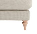 Lorens 2 Seater Sofa - Beige Textured Weave - Image 7