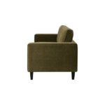 Flexwood 3 Seater Sofa - Chenille Olive - Image 5