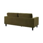 Flexwood 3 Seater Sofa - Chenille Olive - Image 4