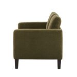 Flexwood Compact 2 Seater Sofa - Chenille Olive - Image 4