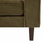 Flexwood Compact 1 Seater Sofa – Chenille Olive - Image 5