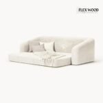 Flex Wood Modern Teddy Sofa Bed - Image 6