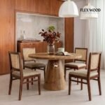 Rattan Weave 4-Seater Dining Set