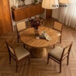 Rattan Weave 4-Seater Dining Set - Image 3