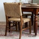 Modern  Cane 6 , 4 -Seater Dining Chair Set - Image 3