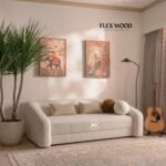 Flex Wood Modern Teddy Sofa Bed