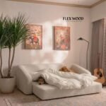 Flex Wood Modern Teddy Sofa Bed - Image 2
